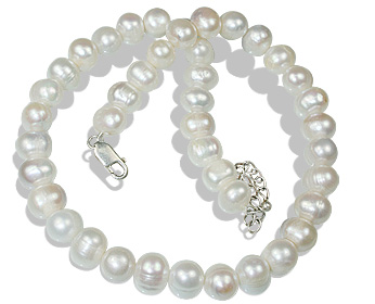 Design 12259: white pearl necklaces