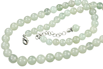 Design 14834: green aventurine necklaces