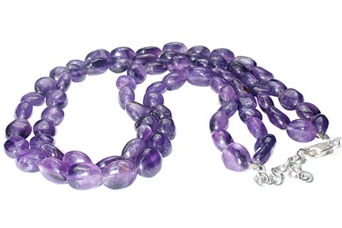 Design 9888: purple amethyst multistrand necklaces