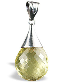 SKU 13413 - a Lemon quartz Pendants Jewelry Design image