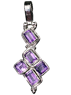 Design 10136: purple amethyst pendants