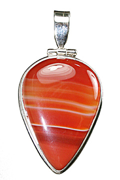 Design 10223: red carnelian drop pendants