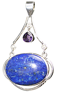 Design 10327: Blue lapis lazuli pendants