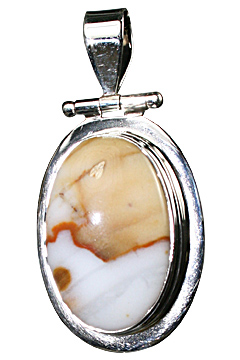 Design 10337: white jasper pendants