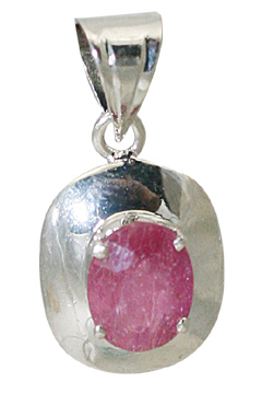 Design 10605: pink ruby pendants