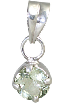 Design 10632: green green amethyst mini pendants