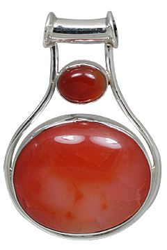 Design 10872: red carnelian pendants