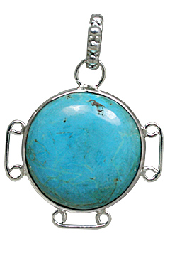 Design 10885: blue turquoise pendants