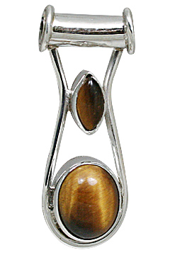 Design 10888: brown tiger eye pendants