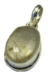 Design 11008: white rutilated quartz pendants