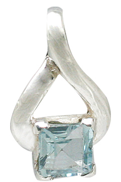 Design 11408: blue blue topaz pendants