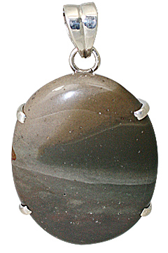 Design 11588: brown jasper pendants