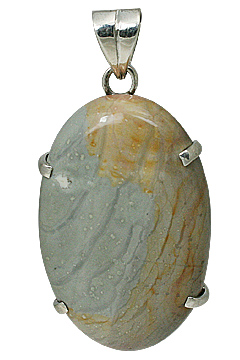 Design 11605: yellow jasper pendants