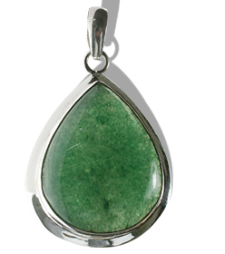 Design 12024: green aventurine drop pendants