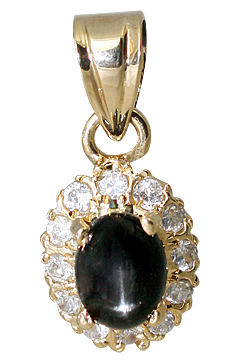 Design 12302: black,white onyx pendants