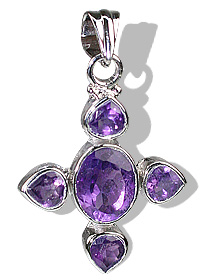 Design 12336: purple amethyst pendants