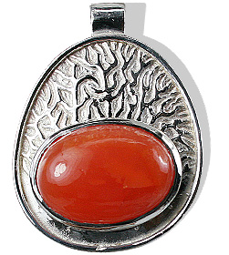 Design 12427: red carnelian american-southwest pendants