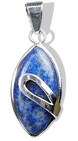 Design 12547: blue lapis lazuli pendants