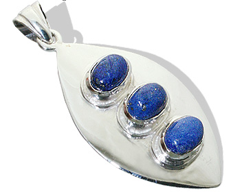 Design 12554: blue lapis lazuli pendants