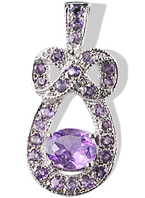 Design 12568: purple amethyst pendants