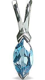 Design 12829: blue blue topaz brides-maids pendants