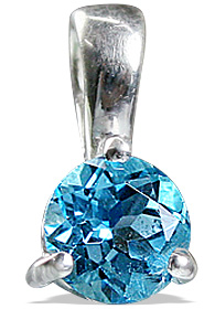 Design 12850: blue blue topaz mini pendants
