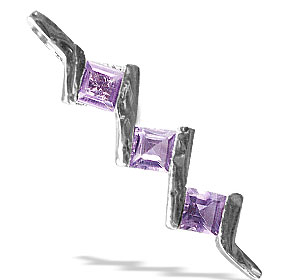 Design 12987: purple amethyst contemporary pendants