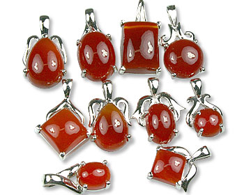 Design 13417: orange,red bulk lots pendants