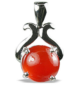 Design 13497: orange,red carnelian pendants