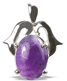 Design 13521: purple amethyst pendants