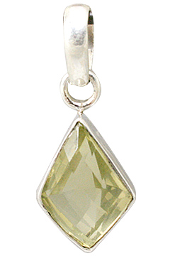 Design 13536: yellow lemon quartz pendants