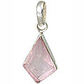 Design 13538: pink rose quartz pendants