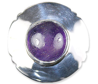 Design 13727: purple amethyst contemporary pendants