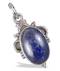 Design 13740: blue lapis lazuli pendants