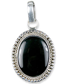 Design 13778: black onyx american-southwest pendants