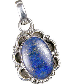 Design 13792: blue lapis lazuli ethnic pendants