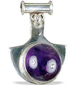 Design 13809: purple amethyst american-southwest pendants