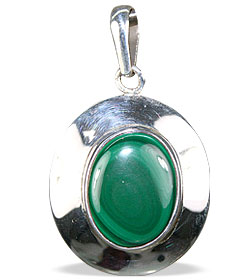 Design 13818: green malachite american-southwest pendants