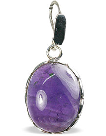 Design 13828: purple amethyst american-southwest pendants
