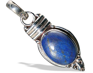 Design 13834: blue lapis lazuli contemporary pendants