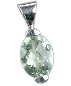 Design 13929: green green amethyst pendants