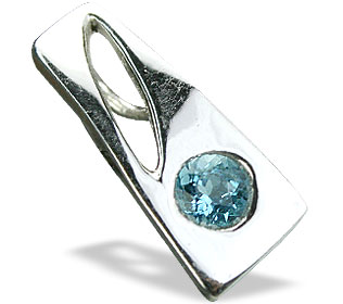 Design 14690: blue blue topaz pendants