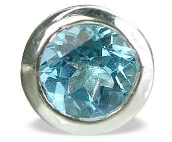 Design 14706: blue blue topaz mini pendants