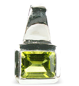 Design 14713: green peridot pendants
