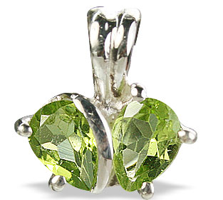 Design 14718: green peridot pendants