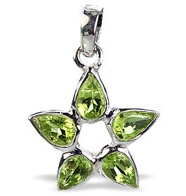 Design 14728: green peridot pendants