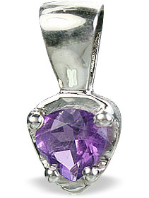 Design 14743: purple amethyst drop, mini pendants