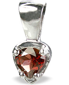 Design 14745: red garnet pendants