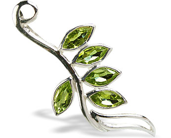 Design 14768: green peridot pendants