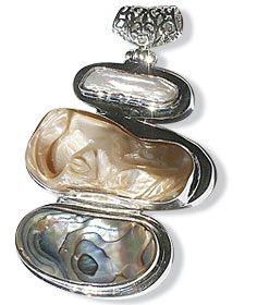 Design 14953: multi-color multi-stone chunky pendants